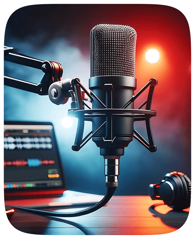 Podcast production scene 2